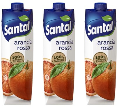 Succo di Frutta Santal Arancia Rossa 3 Brick da 1000 ml