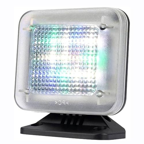 LED Lamp Fake TV Simulator Light, Fake TV Simulator with 4 Modes, Anti-Explosion and Theft Deterrent Home Security Timer and Sensor, for Home Security Burglary Protection