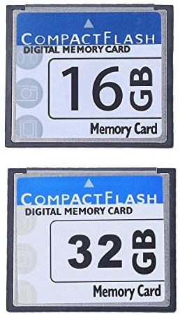 HWIREUIGT 2 Pcs Professional Compact Flash Memory Card White & 16GB & 32GB