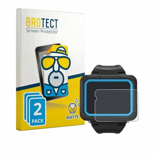 BROTECT Entspiegelungs-Schutzfolie für Shearwater PEREGRINE dive computer (2 Stück) Matte Displayschutz-Folie, Anti-Reflex, Anti-Fingerprint
