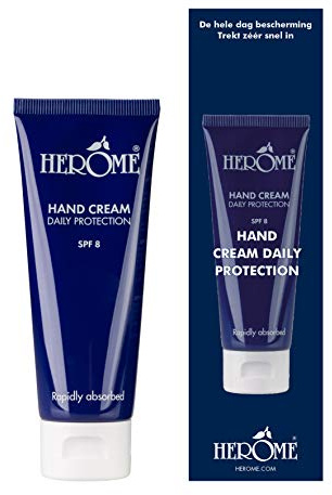HEROME Handcreme Tägliche Pflege (Daily Protection Hand Cream) - 75ml - Schnell Einziehend, Schützt und Pflegt Trockene Hände