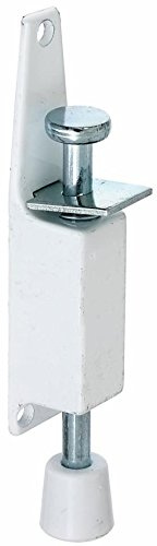 Alberts 417611 Türfeststeller, für Zimmertüren, weiß lackiert, 130 mm