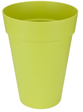 Elho 9244533938300 Loft Urban pot de fleurs hauts ronds hauts Vert/jaune citron - 35 cm