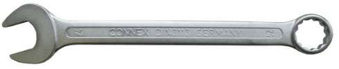CONNEX Gabel-Ringschlüssel, abgewinkelt, Chrom Vanadium, 24 mm