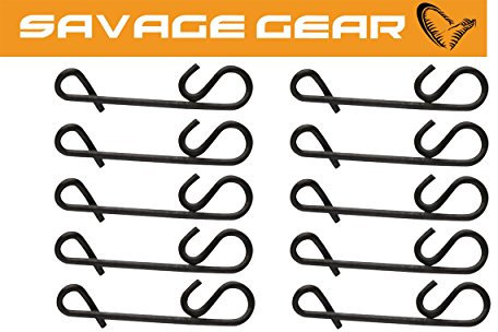 Savage Gear Braid 'Knotless' Connector DB, Knotenlos Verbinder für Vorfächer, No-Knot für Spinnvorfach, Kleinteil für Raubfischvorfach, Schnurverbinder, Größe:M