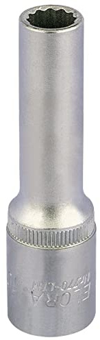 Draper 11930 Elora Deep Bi-Hexagon Socket, 1/2 Square Drive, 10mm