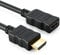 deleyCON 1m Câble d'Extension - Compatible avec HDMI 2.0a/b/1.4a - UHD 4K HDR 3D 1080p 2160p Arc - Haute Vitesse avec Ethernet