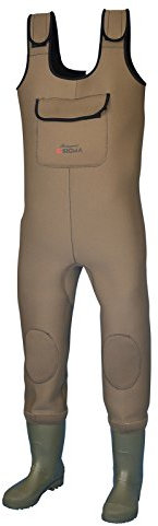 Shakespeare Sigma - wasserdichte Neopren Wathose mit Stollenstiefel für Männer und Frauen – zum Waten, Fliegenfischen, Jagen, Arbeiten im Schlamm