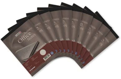 Landré Notiz-Block mit Deckblatt A5 Recycling A5, kariert, 50 Blatt, 60 g/m², 10 Stück
