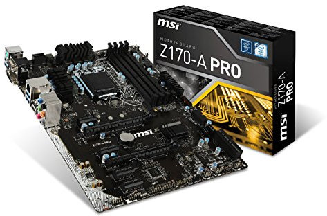 MSI Z170-A PRO Mainboard Intel LGA1151 Socket Aufrüstset schwarz