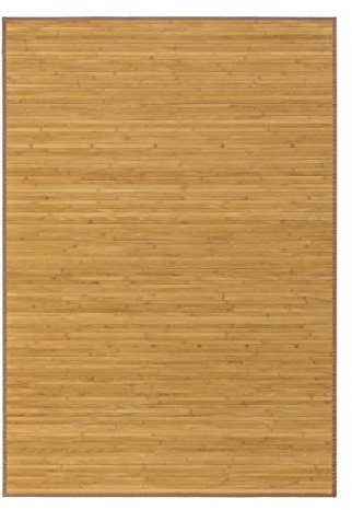 LOLAhome Alfombra de bambú, Antideslizante, Anti Manchas, Resistente a la Humedad, para Salón, Dormitorio, Cocina, Baño, Pasillo, Garaje- “Rojo” de “140x200 cm