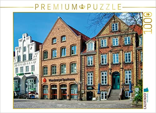 CALVENDO Puzzle Flensburg, Südermarkt 1000 Teile Puzzle quer | 1000 Teile Lege-Größe 64 x 48 cm Foto-Puzzle für glückliche Stunden