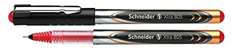 Schneider 5 Stück Tintenroller, Xtra 805 pte Nadel 05 rot