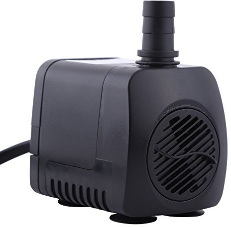 Bomba de Agua Sumergible, Pompa Acquario 220V Bomba Sumergible Plástica Bomba de Acuario Tanque de Acuario de Aire de Fuente 220V 15W 800L / H
