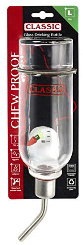 Kerbl 81782 Trinkflasche Classic aus Glas