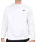 Nike Herren Sportswear Club Rundhalsshirt, White/Black, XS