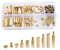 Litorange 180 pezzi M4 maschio femmina esagonale in ottone distanziatore vite dado filettato pilastro PCB scheda madre kit assortimento