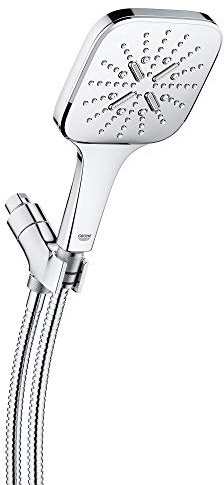 GROHE Rainshower SmartActive 26605000 - Doccetta a 3 getti, 1,75 gpm, colore: Cromo
