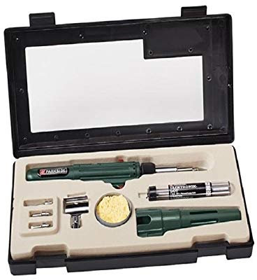 Rechargeable Portable Gas Soldering Iron 3 Functions in 1 Soldering Equipment, Torch and Hot Air, New with Extra Gas Cartridge and Case, Tin Soldering Iron