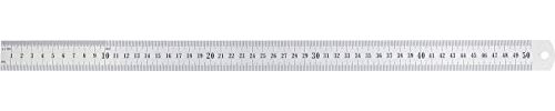 BGS DIY Stahl-Maßstab, biegsam, Edelstahl, rostfrei, 0,5 m