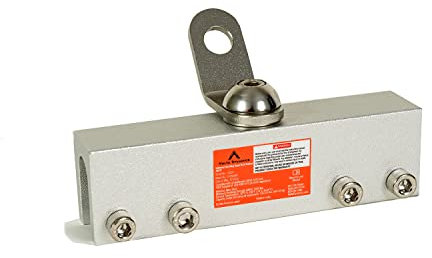 Malta Dynamics Fall Protection Roof Anchor – Stainless Steel Roof Clamp with 360° Swivel, Easy to Install Fall Arrest System and Roofing Safety, OSHA and ANSI Compliant (1 unit)