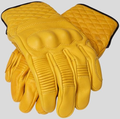 Rokker Tucson Motorradhandschuhe, gelb, 3XL
