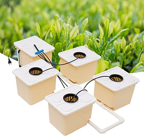 OUKANING Indoor Garten Hydrokultur Grow System Kit 11L Hydroponics Anzucht-System Home Anzuchtsets für Blumen & Kräuter