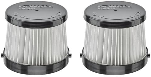 DEWALT Replacement HEPA (DCV5011H), Vacuum Filter, Black, One Size