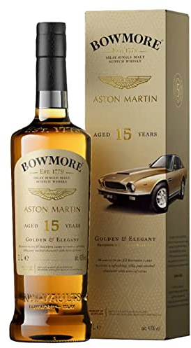 Bowmore 15 Years Old ASTON MARTIN Golden & Elegant 43% Vol. 1l in Geschenkbox
