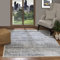 Livabliss Evora - Vintage Orientalischer Teppich für Wohnzimmer, Esszimmer & Schlafzimmer - 160x215 cm, Boho Kurzflorteppich mit blau & elfenbeinfarbenem Muster, Einfache Pflege