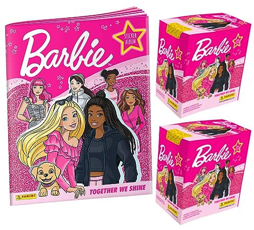 Panini Barbie Sticker - Together we shine (2023) - 1 Ablum + 2 Display Sammelsticker