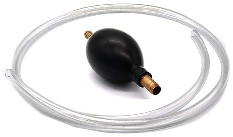 VINTORKY Pompe à Main Manuelle Pour De Siphon Portatif Pour Essence Et Eau Noir