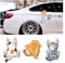 JNNJ 3 Stück Lustige Cartoon Katze Auto Aufkleber, Weiß/Gelb/Grau, PVC, Wasserdicht, Selbstklebend, für Auto, Wand, Laptop, Fenster