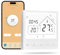 Thermostat Connecté Tuya, Thermostat WiFi pour Chaudière/Chauffage électrique au Sol, Compatible avec Amazon Alexa et Google Home, Voix et Télécommande (Chaudière Murale WiFi 3A)