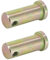 cyclingcolors 2 x Anhängerkupplung Durchmesser 12,7 mm x Länge 36 mm 3 Punkte Anhänger Traktor LKW Landmaschinen Piton Pin Estrich