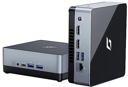 CyberGeek Mini computer desktop Nano A1, Intel 12th Alder Lake N100 (fino a 3,4 GHz), mini PC 16 GB RAM 2 TB SSD, microcomputer con doppio HDMI/USB3.0/WiFi 6/BT5.2/RJ45/VESA, per scuola, casa, ufficio