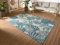 Hanse Home Tropical Leaves In- & Outdoor Teppich – Flachgewebe Aussenteppich, Jungel Palmen Blätter Design, ÖKO-TEX Wetterfest & UV-beständig für Balkon, Terrasse, Garten – Türkis, 240x340cm