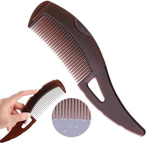 Schuppenkamm, Kamm Hohlzahn-Haarbürste für Kopfhautmassage/Erfrischung und Schuppen-/Schmutzentfernung, Hautabschabungsgriff, Einfache Reinigung, Geeignet für Männer und Frauen