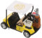 KITANDOVE Sturdy Alloy Golf Cart Ornament 1:36 Miniature Golf Cart Model for Office Dec