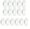 Chrome Plated Replacement Striker Plate for Swinging Doors, 510pc Standard Tubular Latch (5pc)
