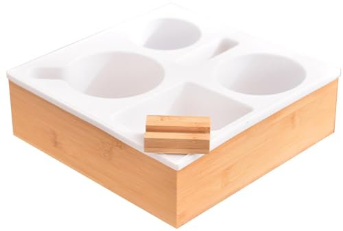 Sofa-Tassentablett - Abnehmbarer Getränkehalter für Sofa | Sofa Organizer | Sofa Getränkehalter aus Holz, Bett Glashalter, Snacktablett für Sofa, Boot, Pl Bett