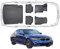 Trimak Passgenau 3D Fussmatten & Kofferraumwanne Auto Set Kompatibel mit BMW 3ér F31 F30 Kombi 2012-2019 Auto Allwetter Zubehör Gummimatten Kofferraumwanne Autos TPE Allwetter Geruchlos rutschfest