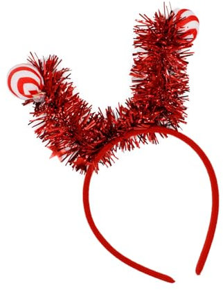 CPAOWEHF Pompons Stirnband Foto Requisiten Party Spaß Stirnband Party Pompons Karaoke Party Haarreifen Weihnachten für Neujahr Bühne