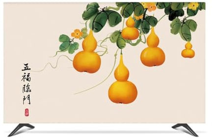 TV Cover TV Dust Proof Cover For Wall Mounted Screen Protector For LCD LED Indoor 32-100in TV Cover Bedroom Living Room Decoration(Size:100IN,Color:C)