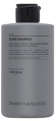 Previa Silver Blonde Shampoo 340ml - Anti-Gelbtisch Shampoo