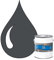 POK Peinture extérieure bois - Résistante aux intempéries BOIS - 1L - RAL 7031 Gris bleu