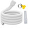 Tubo de drenaje de CA flexible y manguera de drenaje para aire acondicionado, deshumidificadores y lavadoras (10 m)