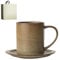 300 ml japanischer Stil, einfacher und zarter Haushalt, kreative einfache Tasse – Kaffeetasse + Untertasse + Box