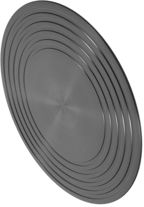 Wärmeverteilerplatte für Gasherd aus Aluminium für Küche Schwarz | Eben, Leicht zu Reinigen, Einfach zu Bedienen, Platzsparend zu Verstauen, Passend für Küchenbereich