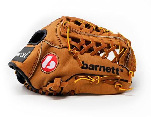 SL-115 REG braun Baseball Handschuh, Schweinsleder, Infield/Outfield 11,5 (für Rechtshänder, Wird an der linken Hand getragen)